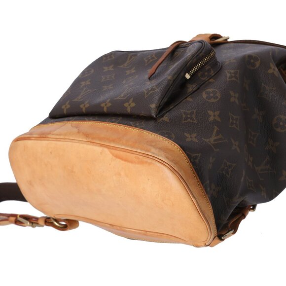 Louis Vuitton Montsouris GM Monogram Backpack M51135 Brown Canvas - Picture 9 of 11